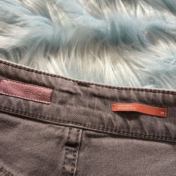 Anthropologie Pilcro The Borrowed Boyfriend Distressed Grey Jeans sz 26 - Picture 8 of 10